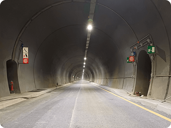 Avancement des travaux Installations du tunnel