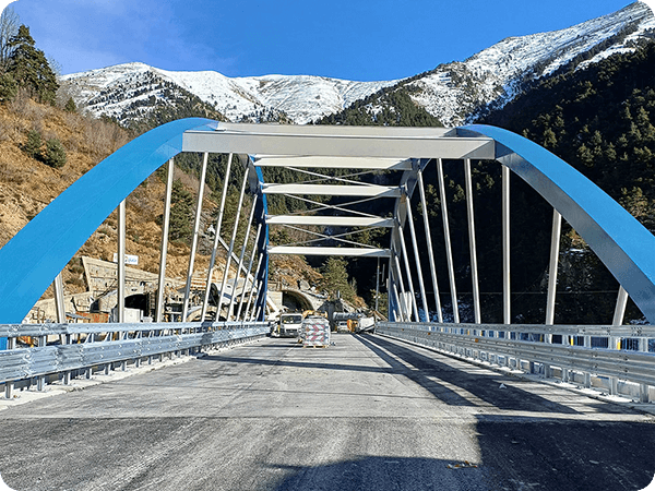 Avancement des travaux Pont d’enjambement